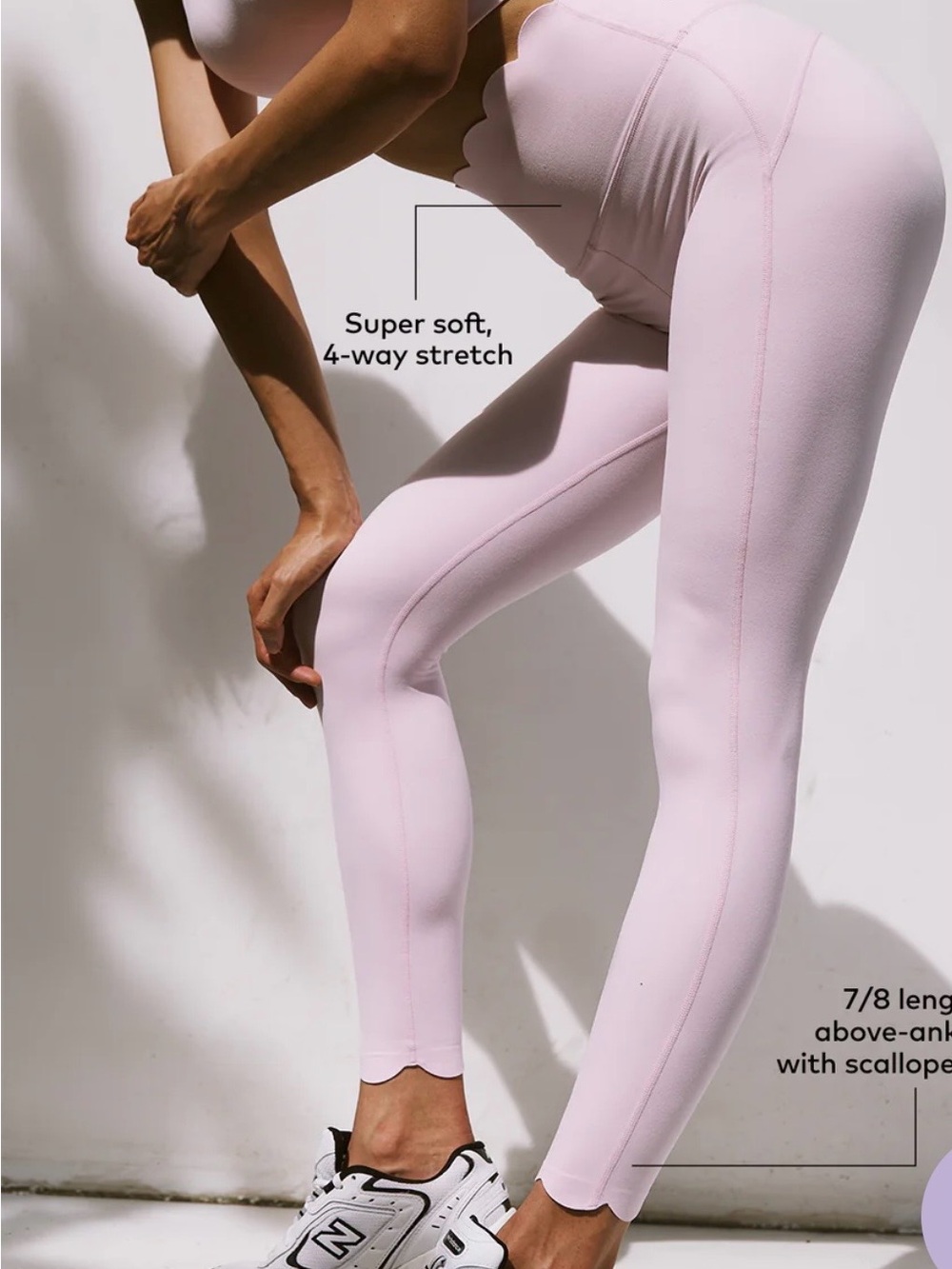 Scallop Trim Pink One-Piece Bodysuit - Picture 5 of 14